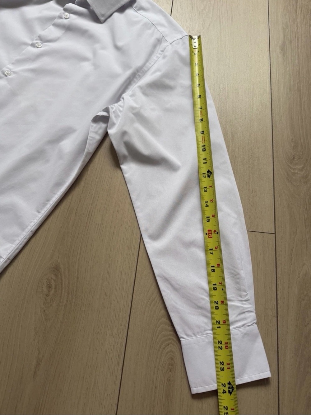 Dockers White Long-Sleeve Dress Shirt - Picture 8 of 11